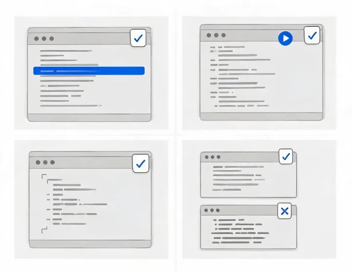 Four-state installation reference